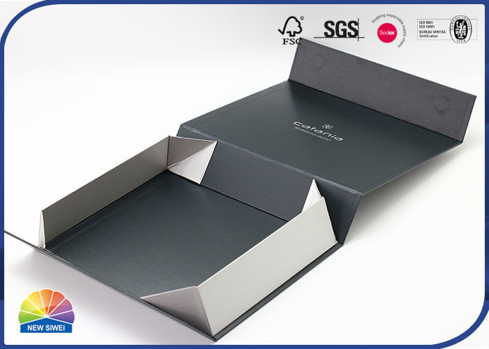 Biodegradable 1200gsm Grey Foldable Gift Box Repeated Assemble
