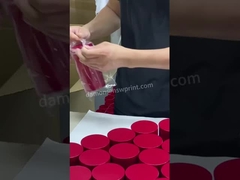 Grünes rundes Papierverpackenrohr Matte Lamination Candy Tube