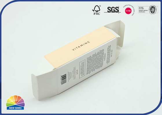 Eco Friendly 4C Printed Recycled Folding Carton Box Customized Logo Packaging