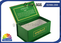 Diamond Decorated Hinged Lid Gift Box , Rigid Cardboard Box Luxury Design