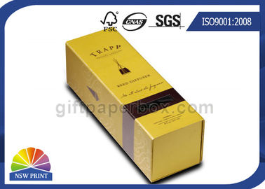 Handmade Folding Cardboard Wine Packaging Box Rigid Gift Presentation Box
