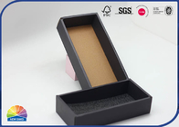 E-Flute Black Corrugated Mailer Box Matte Lamination Customzied Size And Logo