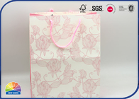 Customized Size Logo Eco Friendly Folding Coated Paper Bag With Handle