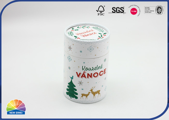 4c Print Custom Size Paper Packaging Tube Eco Friendly Candle Printing Packing