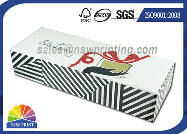 Luxury Paper Gift Box Cosmetic Rigid Cardboard Box With Flocking Plastic Blister