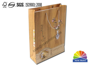 Promotional Matte Laminated 180GSM Kraft Paper Bags Tea Products Paper Gift Bags