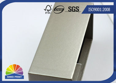 Grey Luxurious Printed Rigid Art Paper Gift Box / Custom Logo Sunglass Packaging Boxes