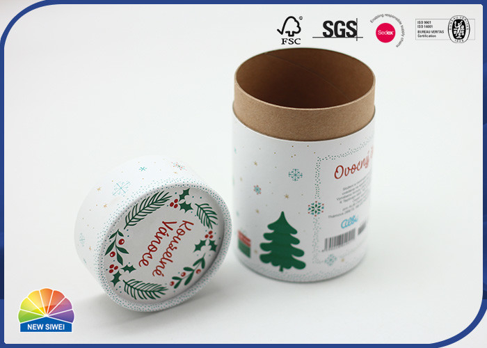 4c Print Custom Size Paper Packaging Tube Eco Friendly Candle Printing Packing