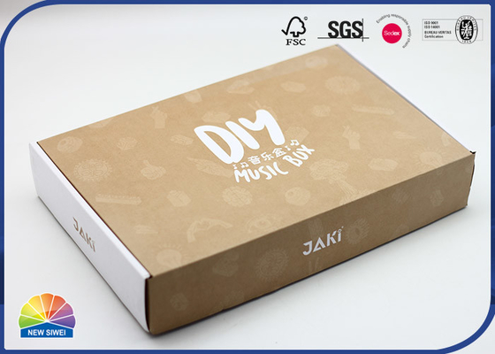 Kundengebundener Druck-Matte Mailer Box Corrugated Paper packt Paket ein