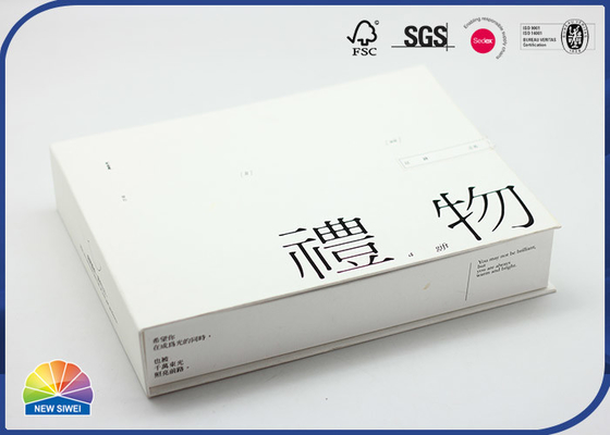 Magnetisches Schließungs-Flip Lid Texture Paper Boxes-Geschenk-Satz-Parfüm-Paket