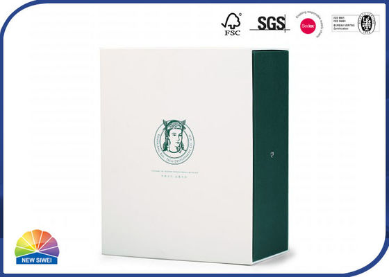 Kleid/die Schuhe, die steifes Papiergeschenkbox-Fach verpacken, formten kundenspezifisches Logo-Drucken
