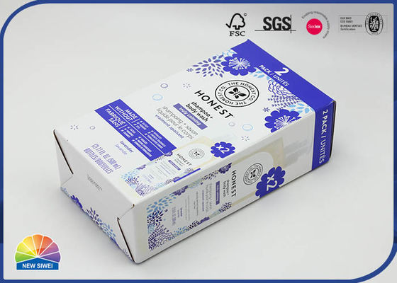 ODM-Shampoo, das 300gsm verpackt, beschichtete gewölbte Sondergröße-Kästen