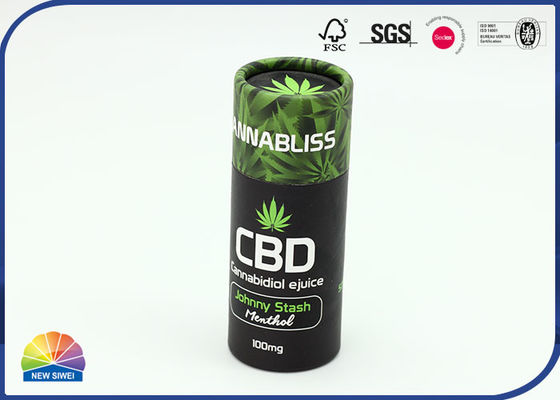 CBD Ejuice Cannabidiol, das Matte Round Packaging Tubes verpackt