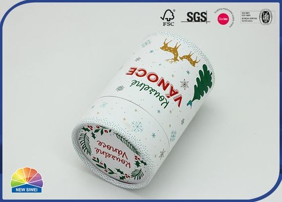 Farbenreiche Druck-Matte Lamination Gift Paper Tubes-Weihnachtsgeschenkbox