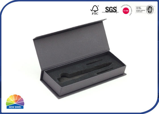 Magnetisches schwarzes Rechteck eingehängte Deckel-Geschenkbox für Pen Packaging