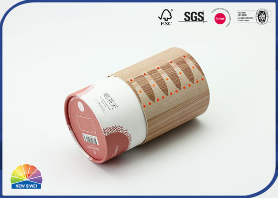 Ineinanderschieben Röhrenverpackungs-des kundenspezifischen Goldlogos des gestrichenen Papiers 157gsm
