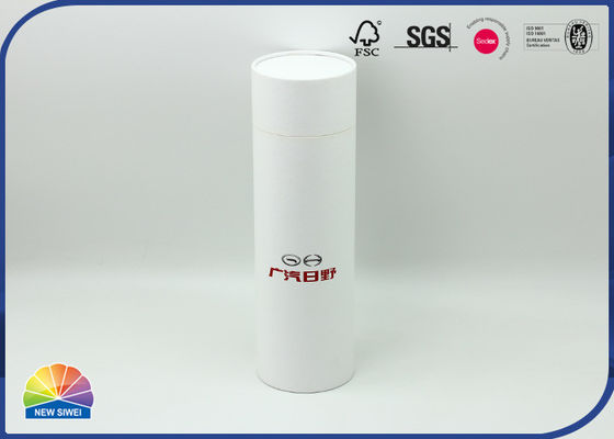 Matte Print Rigid White Cardboard-Papierrohr für Tennisbälle