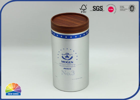 4c UVsilberne Pappröhre des druck-182gsm, die für Kaffee-Tee verpackt