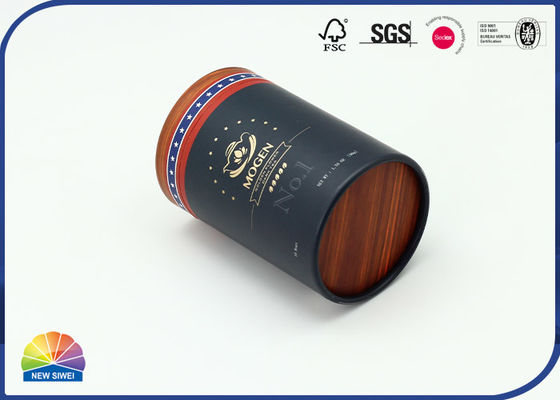 Druck der Matte Imitation Wood Grain Paper-Nahrungsmittelröhrenverpackungs-4c