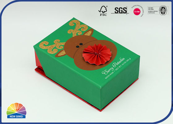 Funkelnder Druck 4c lagerte Spitzen-Flip Cardboard Box Candle Boxes schwenkbar