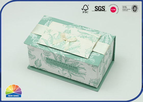 Bowknot-seifen Band verziertes eingehängtes Deckel-Kasten-Bad das Verpacken ein