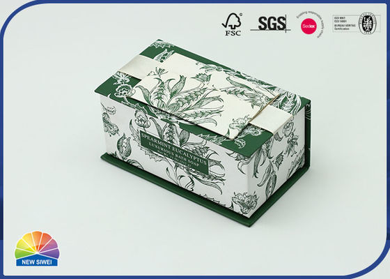 Scharnierdeckel Flip Top Cover Geschenkbox aus Papier mit Blumenmuster für Freunde