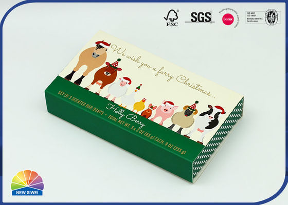 Das Scharen verziert, Fach-Papier Soapbox-Zwei-Stücke schiebend, beschmutzen UV