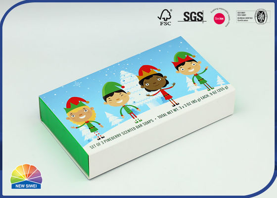 4c-Druck 1200 g/m² CCNB-Präsentationsschubladen-Papierbox Macaron-Geschenkbox