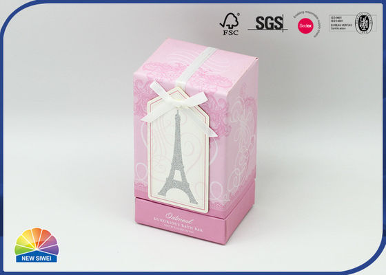 Farbe 350gsm C1S druckte funkelnde steife Geschenkbox