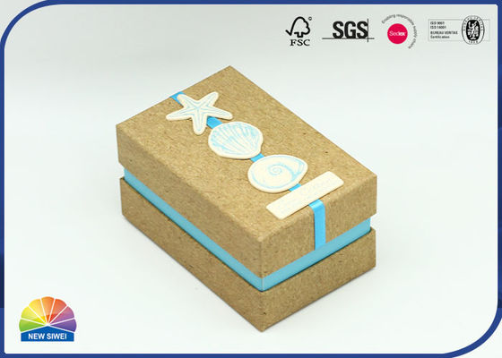 CMYK-Druck-stellte teleskopischer Papppapier-Kasten mit C1S-Hals heraus