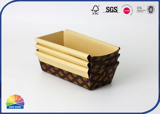 Pappboxpalette-Backform-Wegwerfbrot Pan des Druck-4c