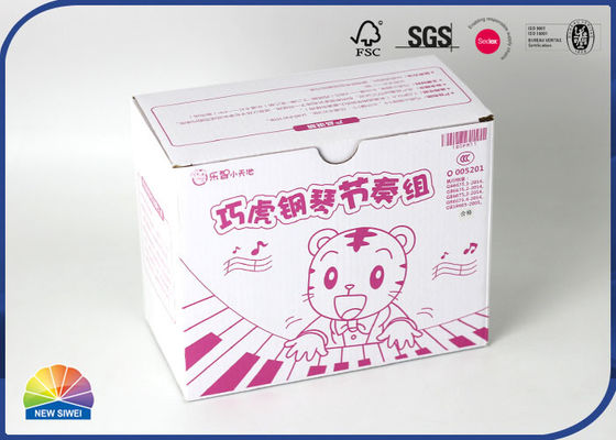 Rosa Ausgleich CMYK, der gewölbten Verpackenkasten Matte Recycled druckt