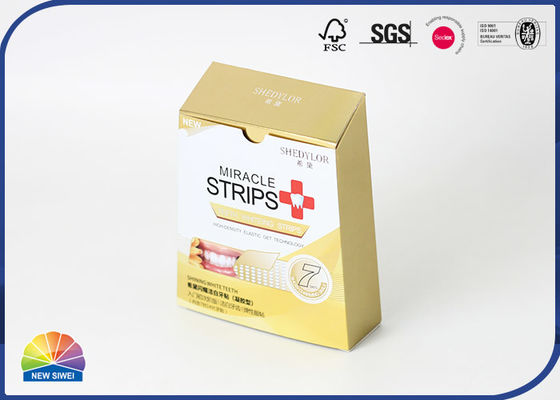 Goldpapier-Faltkarton-Box Tägliche Lieferungen Anpassbare Verpackung