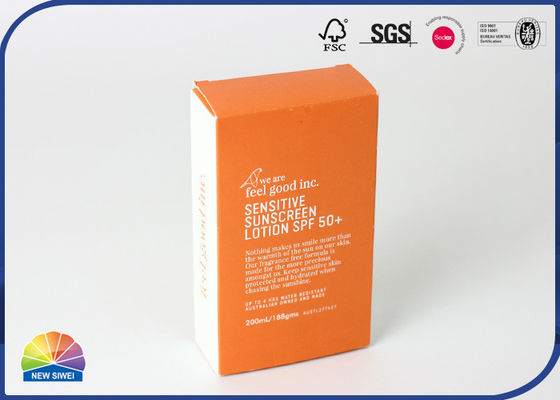CMYK-gedruckte zusammengebaute faltbare Papierschachteln Shampoo-Creme-Verpackung